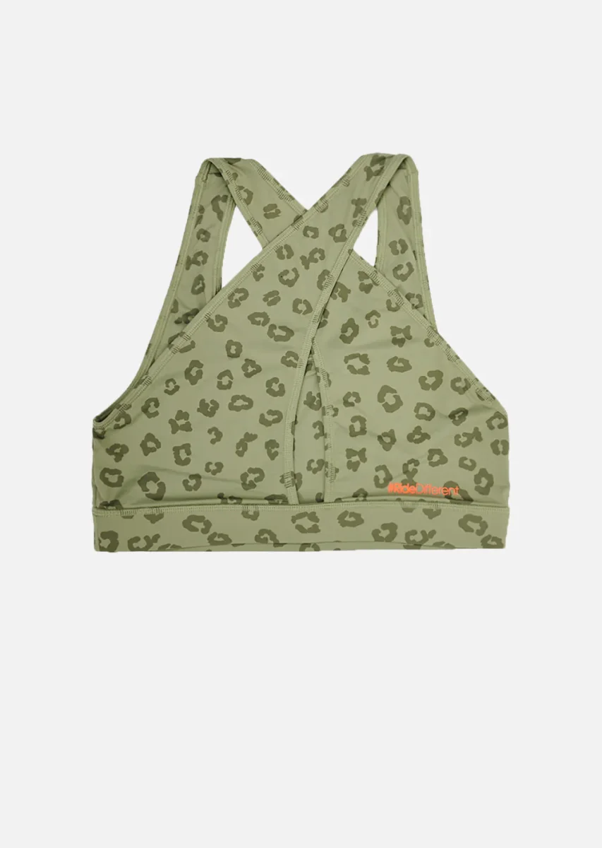 Brassière de bain Xlennox - Léopard Olive – Image 3